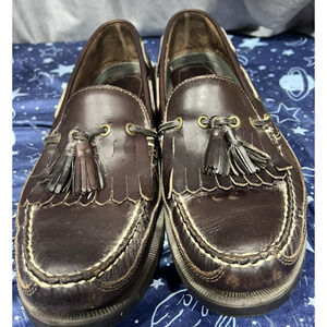 G.H. Bass Amazonas ok Leather Tan Men's Loafer Shoe 12M